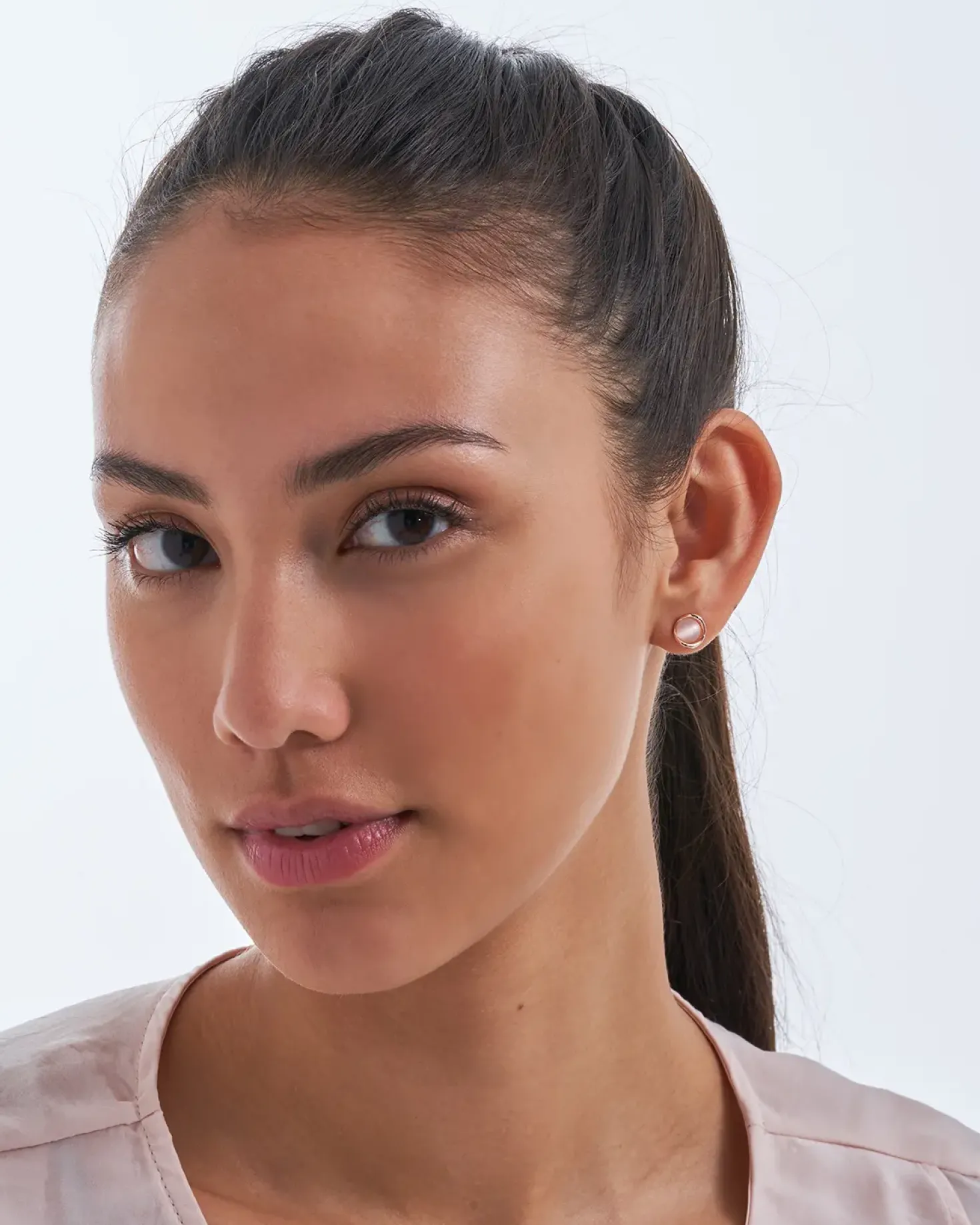 Orecchini a perno - Rose Beauty