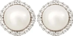 Orecchini a perno - Round Pearls