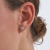 Orecchini a perno - Silver Iceflower