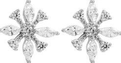 Orecchini a perno - Silver Iceflower