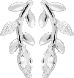 Orecchini a perno - Silver Leaf