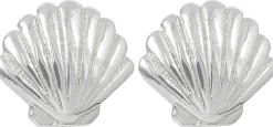 Orecchini a perno - Silver Shell