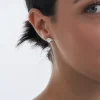 Orecchini a perno - Silver Surface
