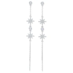 Orecchini a perno - Silver Starburst