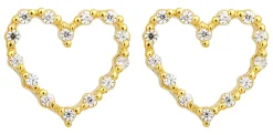 Orecchini a perno - Sparkling Hearts