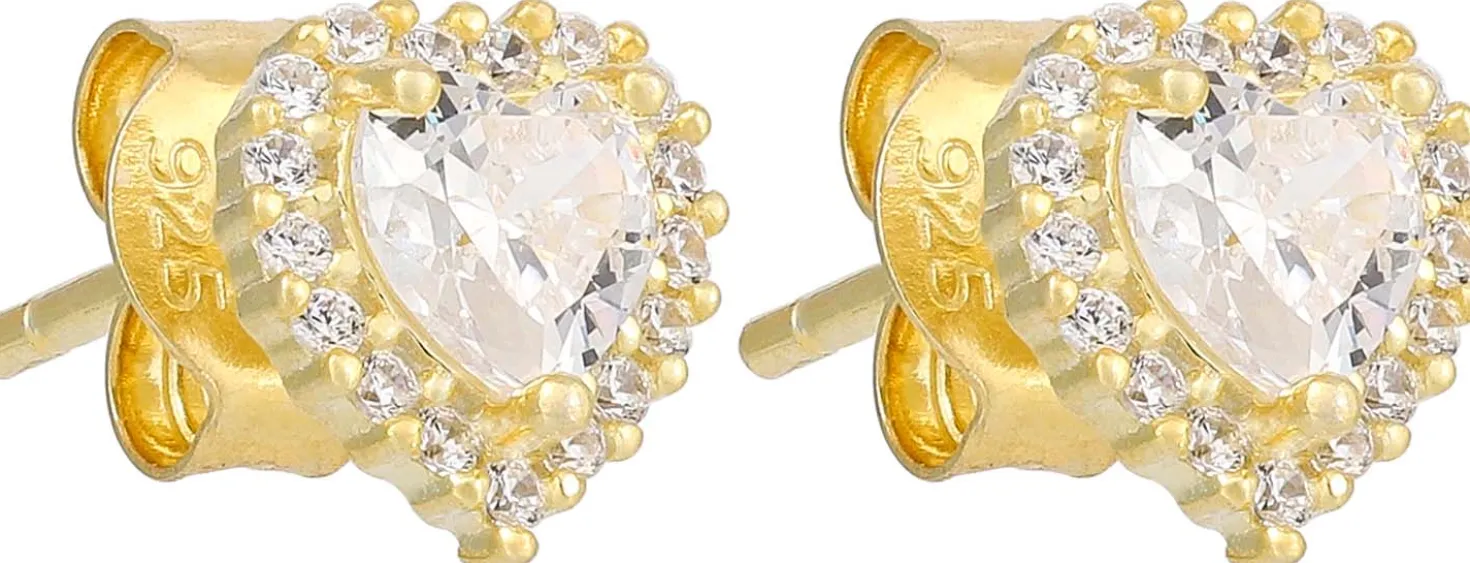 Orecchini a perno - Sparkling Heart