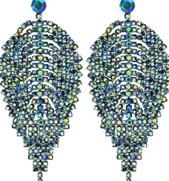 Orecchini a perno - Sparkling Leaf