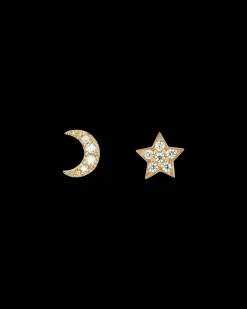 Orecchini a perno - Sparkling Moon