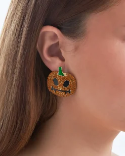 Orecchini a perno - Sparkling Pumpkin