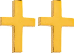 Orecchini a perno - Steel Cross