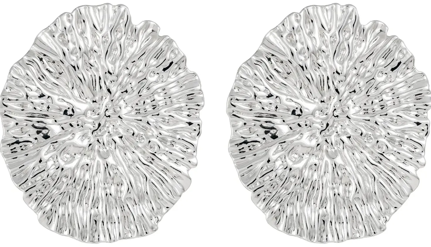 Orecchini a perno - Structured Oval