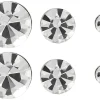 Orecchini a perno - Three Crystals