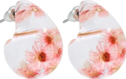 Orecchini a perno - Transparent Flower