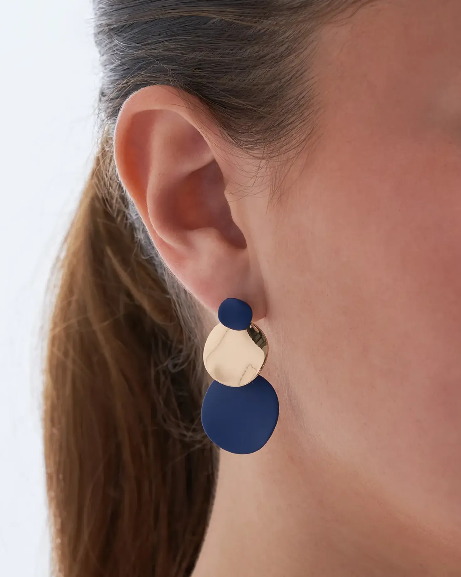 Orecchini a perno - Wavy Discs