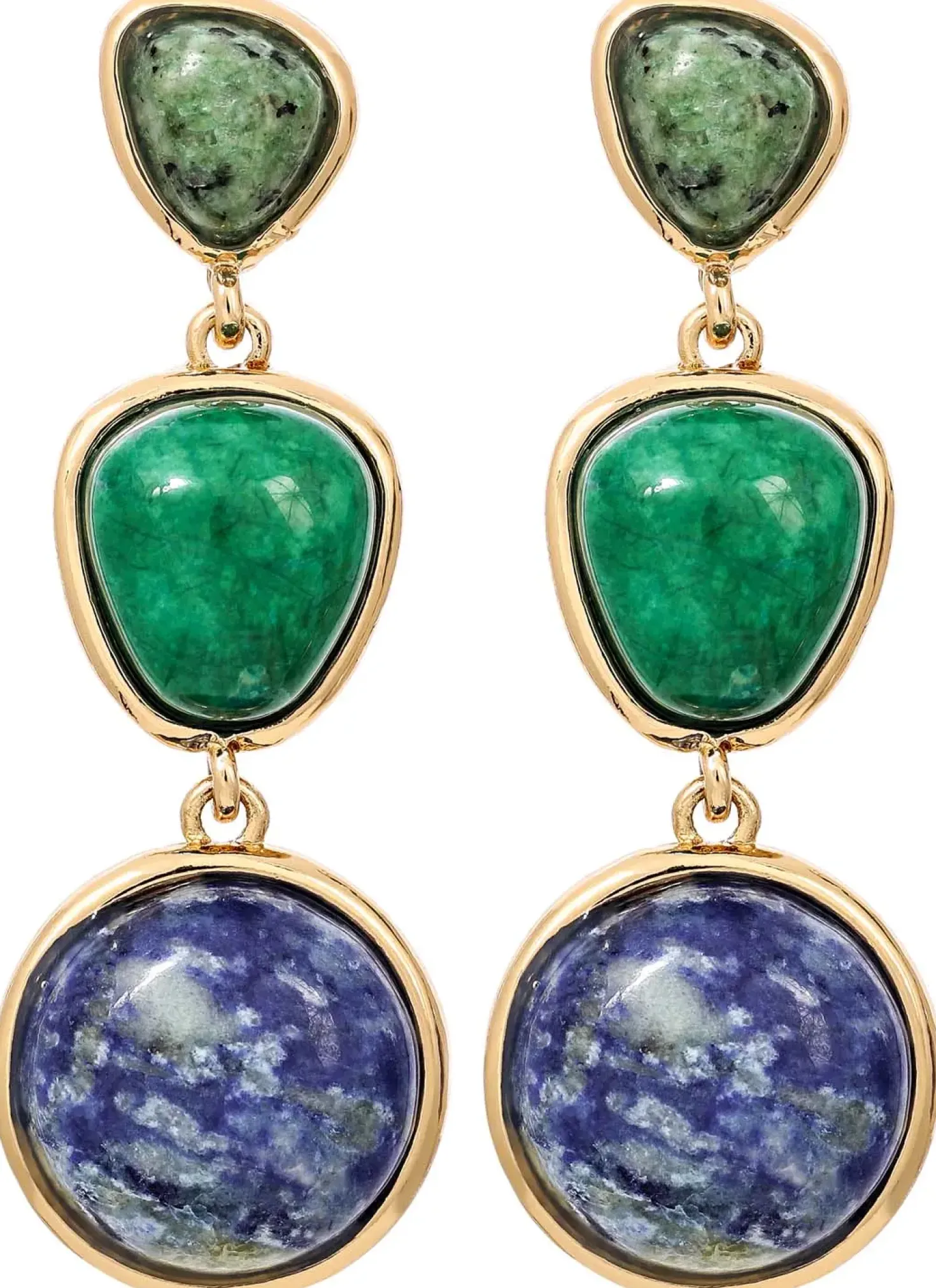Orecchini a perno - Wonderful Magnesite