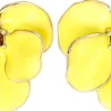 Orecchini a perno - Yellow Flower