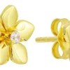 Orecchini a perno - Zirconia Blossom