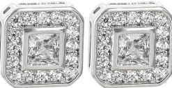 Orecchini a perno da uomo - Zirconia Shapes