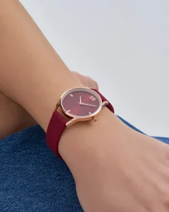Orologio - Simple Burgundy