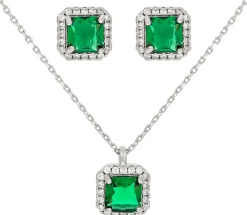 Parure di gioielli - Emerald Zirkonia