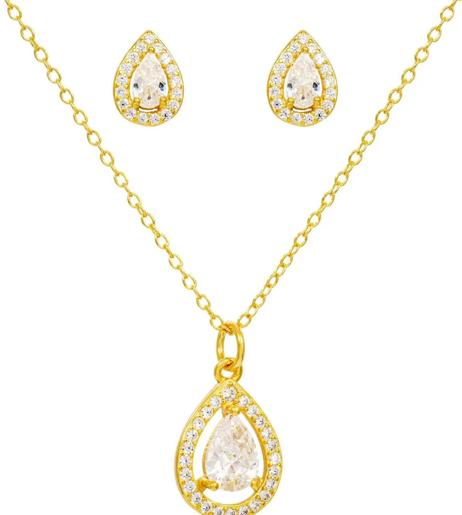 Parure di gioielli - Outstanding Teardrops