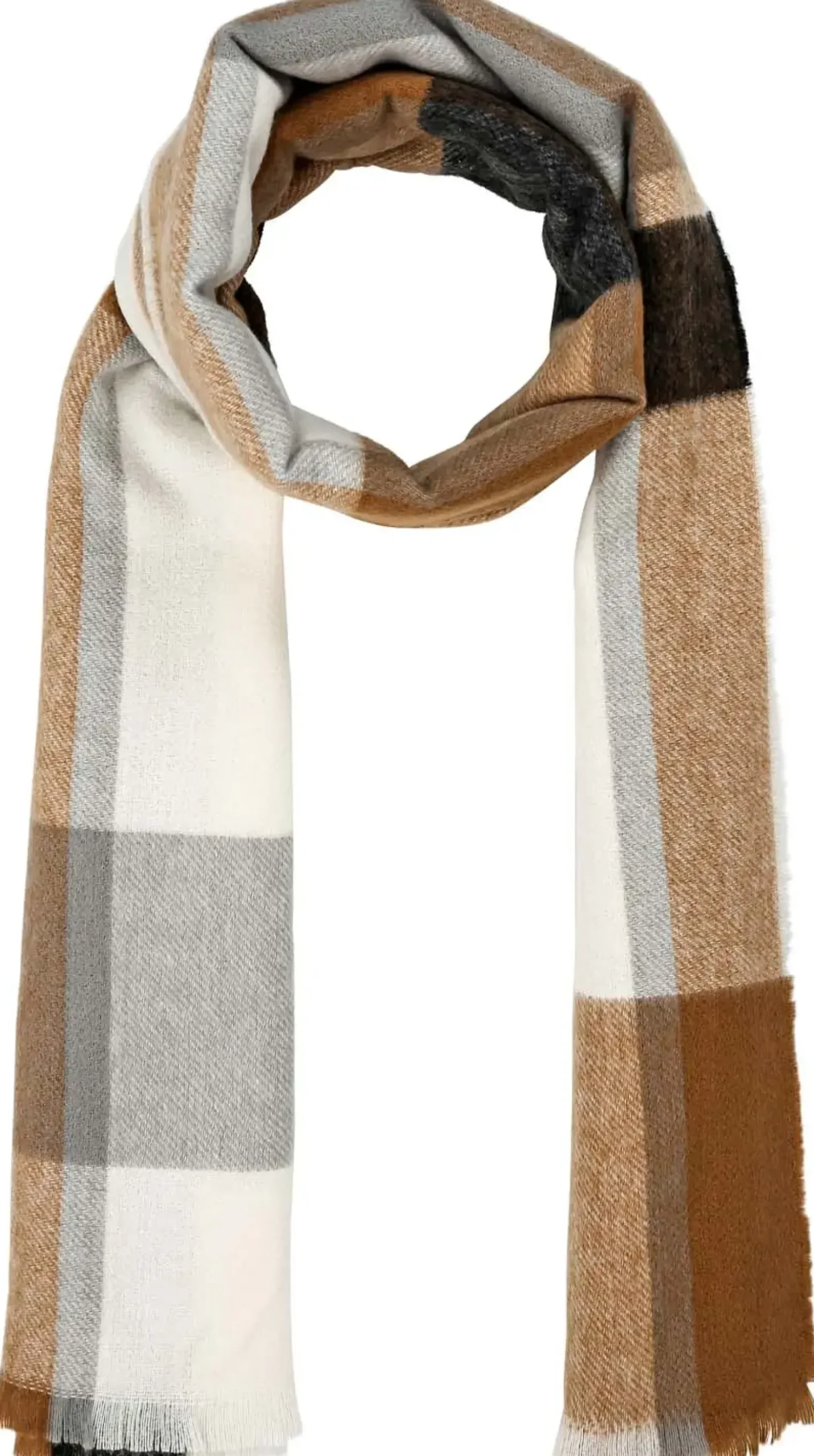 Sciarpa - Checkered Brown