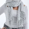 Sciarpa - Grey Houndstooth