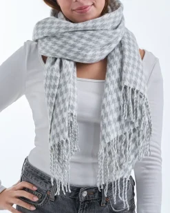 Sciarpa - Grey Houndstooth