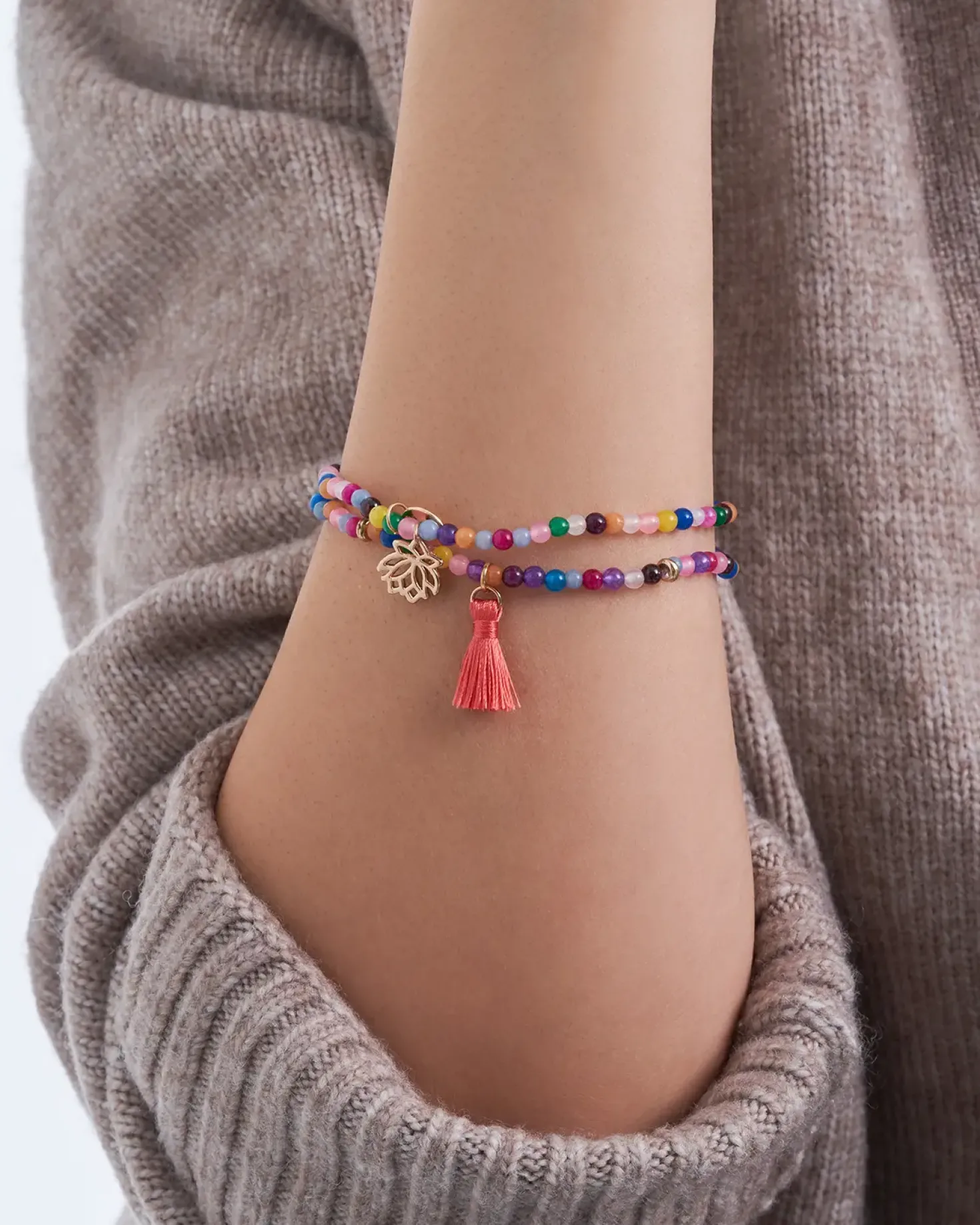 Set braccialetti - Colorful Lotus