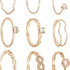 Set di anelli - Boho Rose