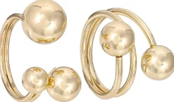 Set di anelli - Golden Beads