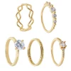 Set di anelli - Golden Elegance