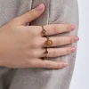 Set di anelli - Golden Glow