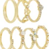 Set di anelli - Golden Grace