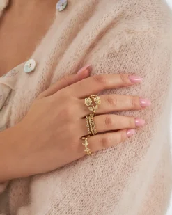 Set di anelli - Golden Rose