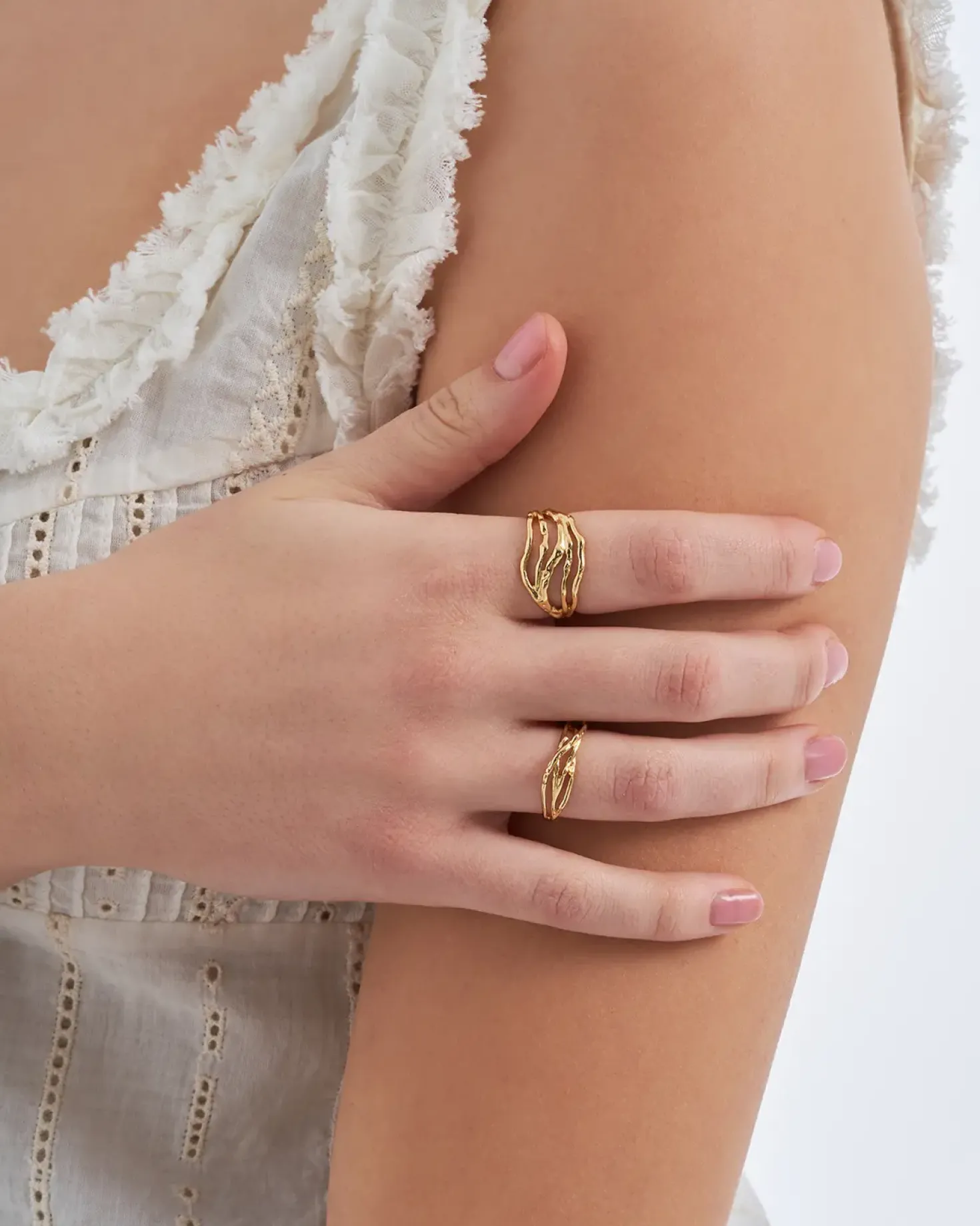 Set di anelli - Golden Shine