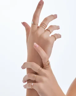Set di anelli - Golden Stacking