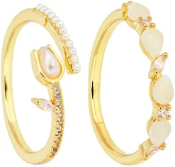 Set di anelli - Golden Tulip