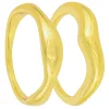 Set di anelli - Golden Wave