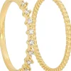Set di anelli - Golden Zirkonia