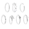 Set di anelli - Heart Charm