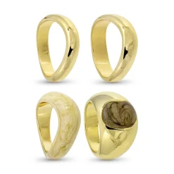 Set di anelli - Marble Glow
