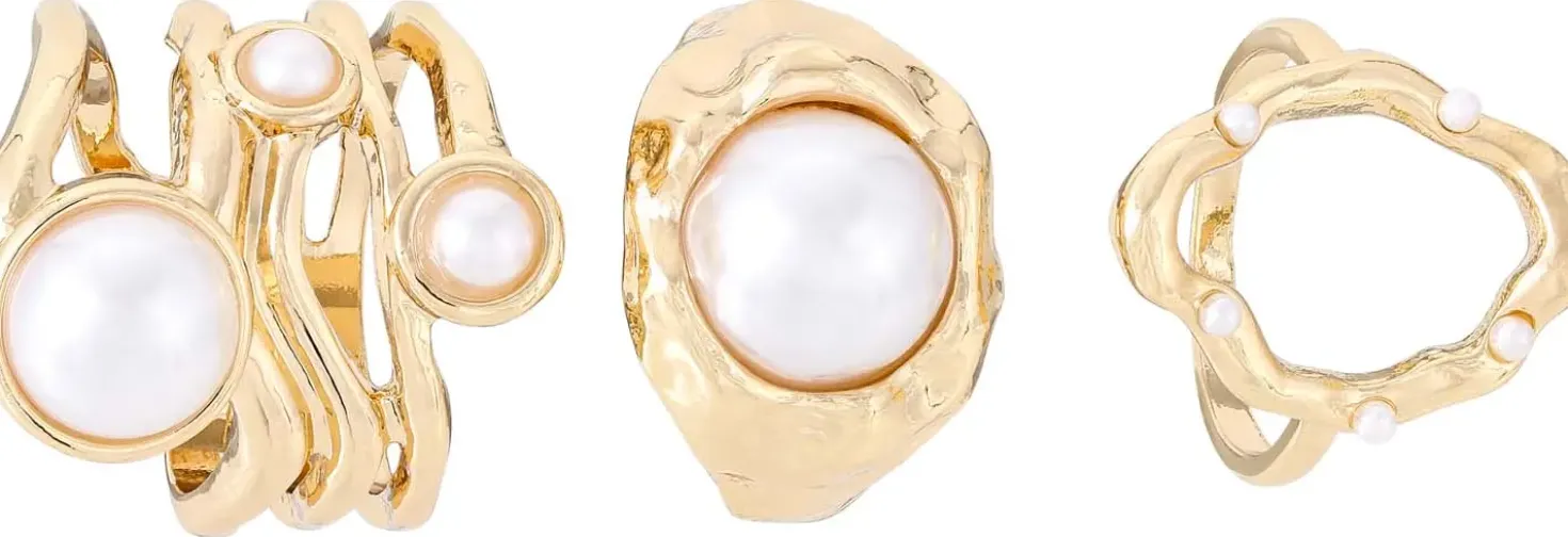 Set di anelli - Mystic Pearls