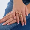 Set di anelli - Retro Waves