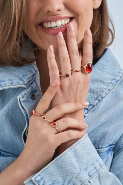 Set di anelli - Romantic Red