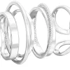 Set di anelli - Silver Chic