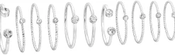 Set di anelli - Silver Glam