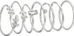 Set di anelli - Silver Glamour