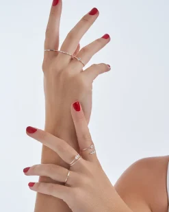 Set di anelli - Silver Glamour