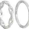 Set di anelli - Silver Twist